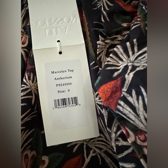 Ulla Johnson Marcelyn Puff Sleeve Blouse, NWT, 6 - Picture 7 of 9